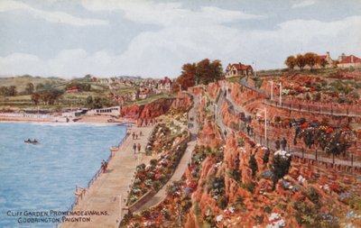 Giardino della scogliera, passeggiata e camminate, Goodrington, Paignton da Alfred Robert Quinton